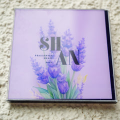 Pastel Acrylic Name Board – Lavender Floral UV Printed Plate for Home or Gift