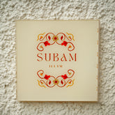 Traditional Acrylic Name Board – Design with Floral UV Print