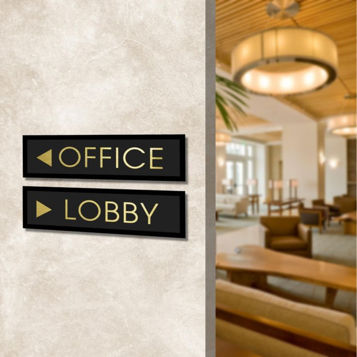 Acrylic Office & Lobby Direction Sign